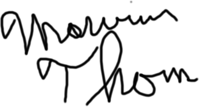 Marvin Thom's signature